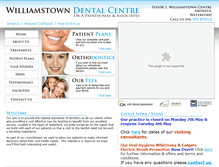 Tablet Screenshot of dentalcentre.ie